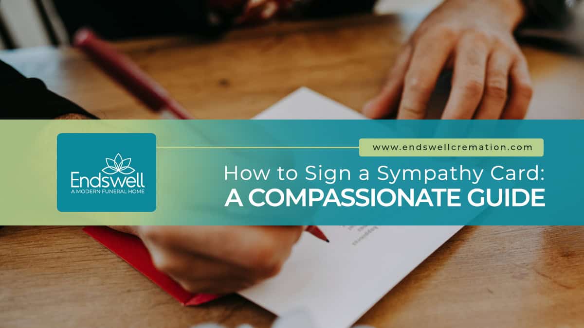 How to Sign a Sympathy Card